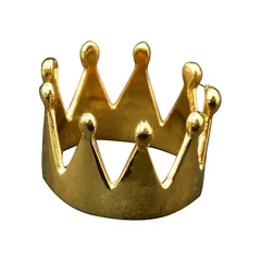 Simple Style Crown Alloy Unisex Rings 4