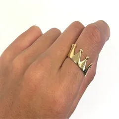 Simple Style Crown Alloy Unisex Rings 5