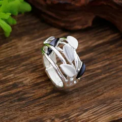Simple Style Flowers Ring For Women In Rose Red Zinc Alloy With Enamel Craft 3