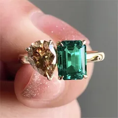 Heart Shape Ring For Women, Simple Style Alloy Band Featuring Zircon Inlay And Electroplated Finish, 1 Piece 4