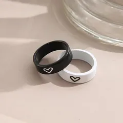 Geometric Simple Style Alloy Ring For Women, 1 Piece, Featuring Electroplated Design 3