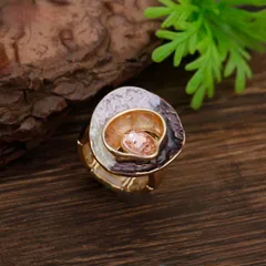 Simple Style Rose Red Flowers Ring For Women In Zinc Alloy With Enamel Craft 2
