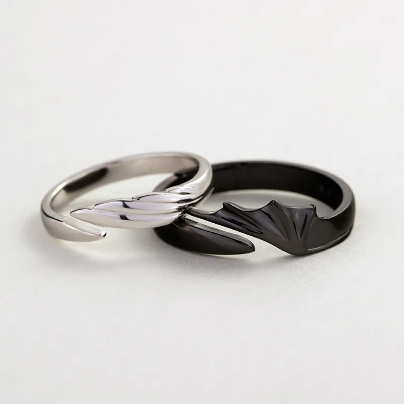 Simple Style Geometric Open Ring For Couples, 1 Piece Alloy Ring Featuring Electroplated Design 5