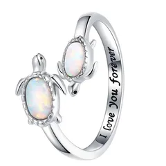 For Women Simple Style Alloy Animal Zodiac Ring Featuring Electroplated Design, 1 Piece With Imitation Protein Inlay 2