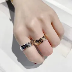Lingge Simple Style Unisex Ring For Everyday Wear In Rose Gold Featuring Electroplated 18K Real Gold Plated Alloy 2
