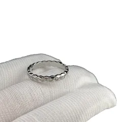 Lingge Simple Style Unisex Ring For Everyday Wear In Rose Gold Featuring Electroplated 18K Real Gold Plated Alloy 5