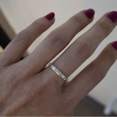 Simple Style Water Droplets Ring For Women, 1 Set Alloy Ring Featuring Inlay Artificial Gemstones 2