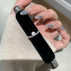 Solar System Open Rings For Women With Brushed Copper And Electroplated Gold Plating Featuring Labradorite Inlay 3