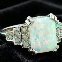 Square Alloy Unisex Ring For Everyday Wear Featuring White K Plated Coating With 0.03µm-0.05µm Thickness And Zircon Inlay 3