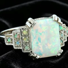 Square Alloy Unisex Ring For Everyday Wear Featuring White K Plated Coating With 0.03µm-0.05µm Thickness And Zircon Inlay 5