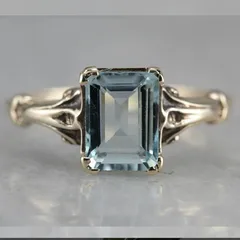 Square Zinc Alloy Ring For Unisex Featuring Blue Natural Stone Inlay With Antique Silver Plated Electroplated Finish
