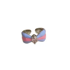 Star Pattern New Style Ring For Women In Zinc Alloy With Colour Accent 5