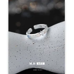 New Style Star Ring For Women In Blue Alloy Featuring Enamel Craftsmanship 4