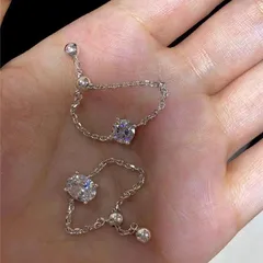 Super Flash High Carbon Diamond Body Color Protection Light Luxury Pull Adjustable Ring Temperament High Sense