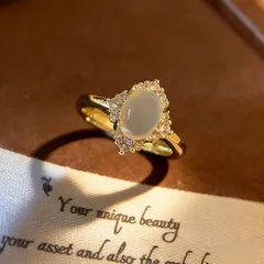 Sweet Flowers Open Ring For Women In Electroplated Copper With Zircon Inlay 2