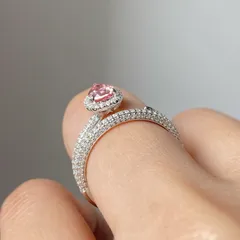 Sweet Silver Metal Rings For Women Featuring Electroplated Water Droplets Design 5