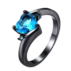Sweet Geometric Ring For Women In Multicolor With Artificial Gemstones, 1 Piece Alloy Jewelry 2