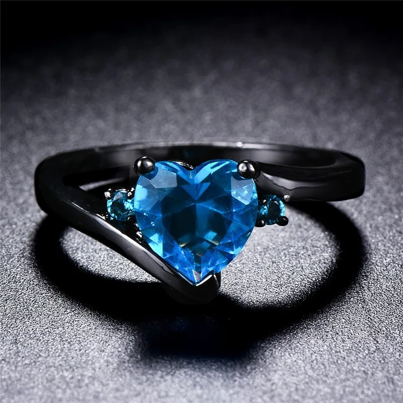 Sweet Geometric Ring For Women In Multicolor With Artificial Gemstones, 1 Piece Alloy Jewelry 5