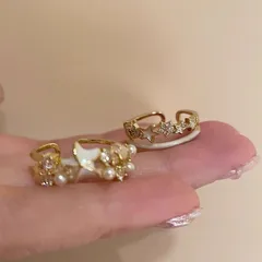 Sweet Starfish Ring For Women In Alloy With Shell Inlay Featuring Electroplated Finish 2