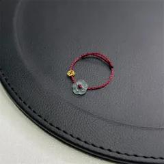 Unique Flower Money Thread Ring For Women Adjustable Simple Design High Sense Ethnic Style Finger Ring Money Coin Weaving Rope 5