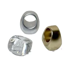 Unique Geometric Resin Ring For Women Personality High-grade Amber Color Index Finger Ring Fashionable  Style Polished Finish 5