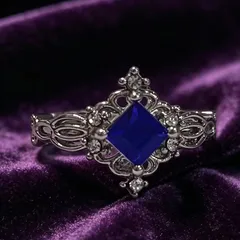 Irregular Unisex Alloy Ring For Everyday Wear Featuring White K Plated Finish With 0.03µm-0.05µm Thickness And Zircon Inlay 3