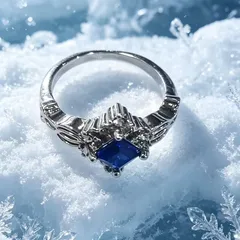 Irregular Unisex Alloy Ring For Everyday Wear Featuring White K Plated Finish With 0.03µm-0.05µm Thickness And Zircon Inlay 4