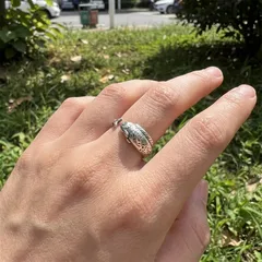 Conch Ring For Unisex Featuring Zinc Alloy Material With KC Golden Plated Water Plating And 0.03µm-0.05µm Thickness 3