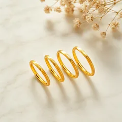 For Unisex Retro Copper Rings Featuring Electroplated Golden Plated Finish With Cat's Eye Stone In Gold