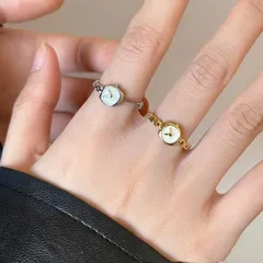 Sweet Unisex Silver Watch Ring For Everyday Wear, Made Of Alloy With Electroplated Finish 5