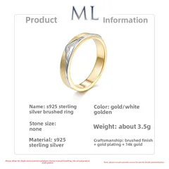 For Unisex 925 Sterling Silver Multicolor Mountain Ring Featuring Brushed Craftsmanship Landscape Design 2