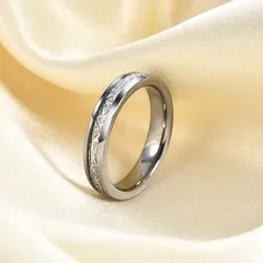 Unisex Tungsten Steel Ball Ring In Steel Color For Durable And Stylish Wear 3