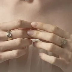 Vintage Style Copper Ring For Unisex In Gold Color 4
