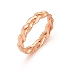 Vintage Style Geometric Rings For Women In Gold Metal Featuring Electroplated Craftsmanship 4