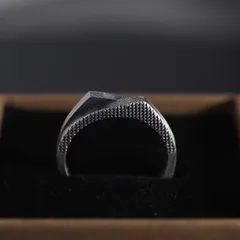 Vintage Style Geometric Mountain Ring For Unisex, Copper Material With Electroplated Golden Plated Finish 4