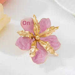 Vintage Style Open Rings Featuring Exaggerated Flower Pattern In Gold For Elegant Jewelry 4
