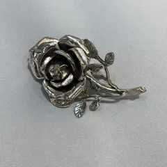 Vintage Style Silver Alloy Rose Ring For Women Featuring Three-Dimensional Craftsmanship 5