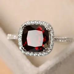 Vintage Style Square Ring For Women In Royal Blue Alloy With Natural Stone Inlay Featuring Electroplated Finish 5