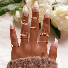 Rose Gold Open Ring For Women Featuring Artificial Gemstones With Rose Golden Plated Finish, Perfect For Easter 2