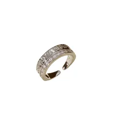 Waterproof Non Tarnish Open Rings For Women Featuring 18K Real Gold Plated Copper With Zircon Inlay 5