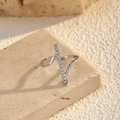 Waves Electroplated Copper Wave Ring For Women In Gold With Simple Style 4