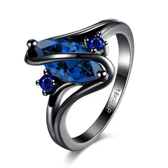 Luxurious Geometric Ring For Women Featuring Electroplated Alloy And Artificial Gemstones, 1 Piece 2