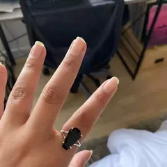 Punk Style Polygons Ring For Women, 1 Piece Alloy Band Featuring Electroplated Finish With Artificial Gemstones 5