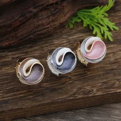 Rose For Women Adjustable Ring In Rose Red Zinc Alloy Featuring Simple Style And Enamel Craftsmanship