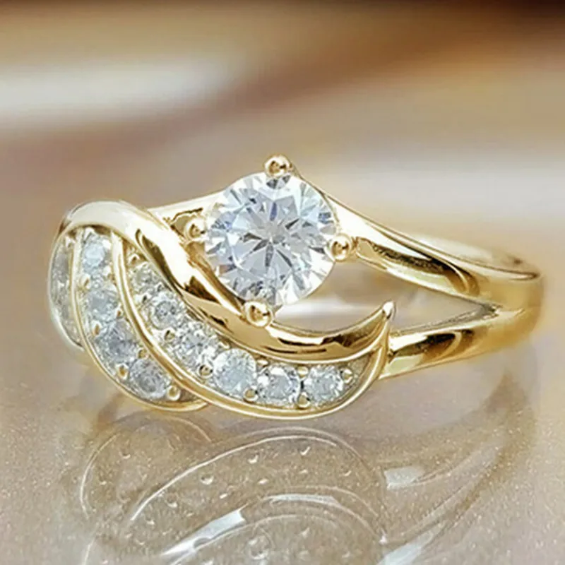 Angel For Women Silver Alloy Ring Featuring Zircon Inlay, Elegant And Stylish Jewelry Accessory 5