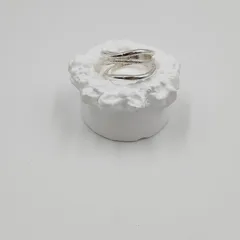 For Women Silver Plated Zinc Alloy Rings Featuring 0.01µm Plating Thickness And Handmade Craftsmanship 5
