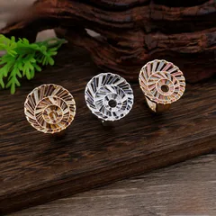 For Women Coffer Zinc Alloy Rings Featuring Enamel Craftsmanship