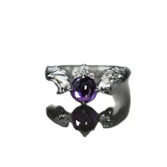 Women’s Crown Ring In Copper Alloy With Electroplated Gold Plating And Zircon Inlay, Perfect For Spring 5