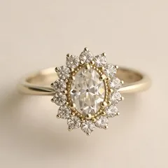For Women Gold Alloy Rings Featuring Electroplated Craftsmanship With Zircon Inlay 2