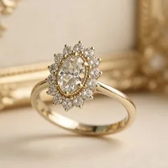 For Women Gold Alloy Rings Featuring Electroplated Craftsmanship With Zircon Inlay 3